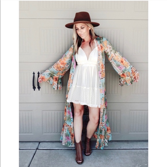 NWT Gypsy Spell Kimono Cover Up - Picture 10 of 13